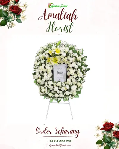 Krans Bunga Duka Cita di Sepinggan Baru