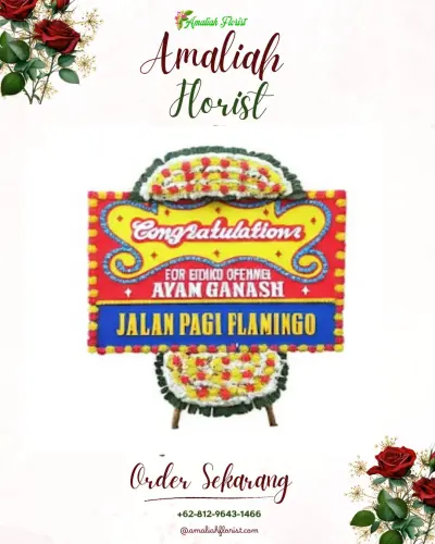 Bunga Papan Congratulation di Sepinggan Baru